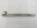 Ilsco NB20 23 Position 4-14 AWG Grounding Bar 11 3/4" x 1/2"