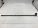 Unbranded 43 Position 4-14 AWG Ground Bar w/ Lug Attachment 21 3/8" X 5/8"