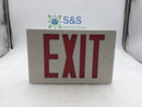 ProValue PV406LEDR Red LED Double Face Exit Sign/Light 120/277 VAC in White