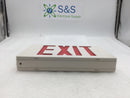 ProValue PV406LEDR Red LED Double Face Exit Sign/Light 120/277 VAC in White