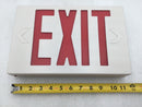 ProValue PV406LEDR Red LED Double Face Exit Sign/Light 120/277 VAC in White