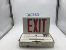 ProValue PV406LEDR Red LED Double Face Exit Sign/Light 120/277 VAC in White
