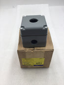 Square D 9001AE1 Nema Rated 1 Hole Enclosure with 3/4" Threaded Opening