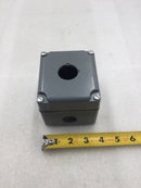 Square D 9001AE1 Nema Rated 1 Hole Enclosure with 3/4" Threaded Opening