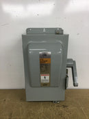 ITE/Siemens F-221H 30 Amp 2 Pole 240 VAC Fusible Safety Switch Nema 12 Enclosure