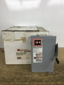 Eaton/Cutler-Hammer DG321NRB 30 Amp 3 Phase 240V Safety Switch 10 7/8" x 6 3/4"