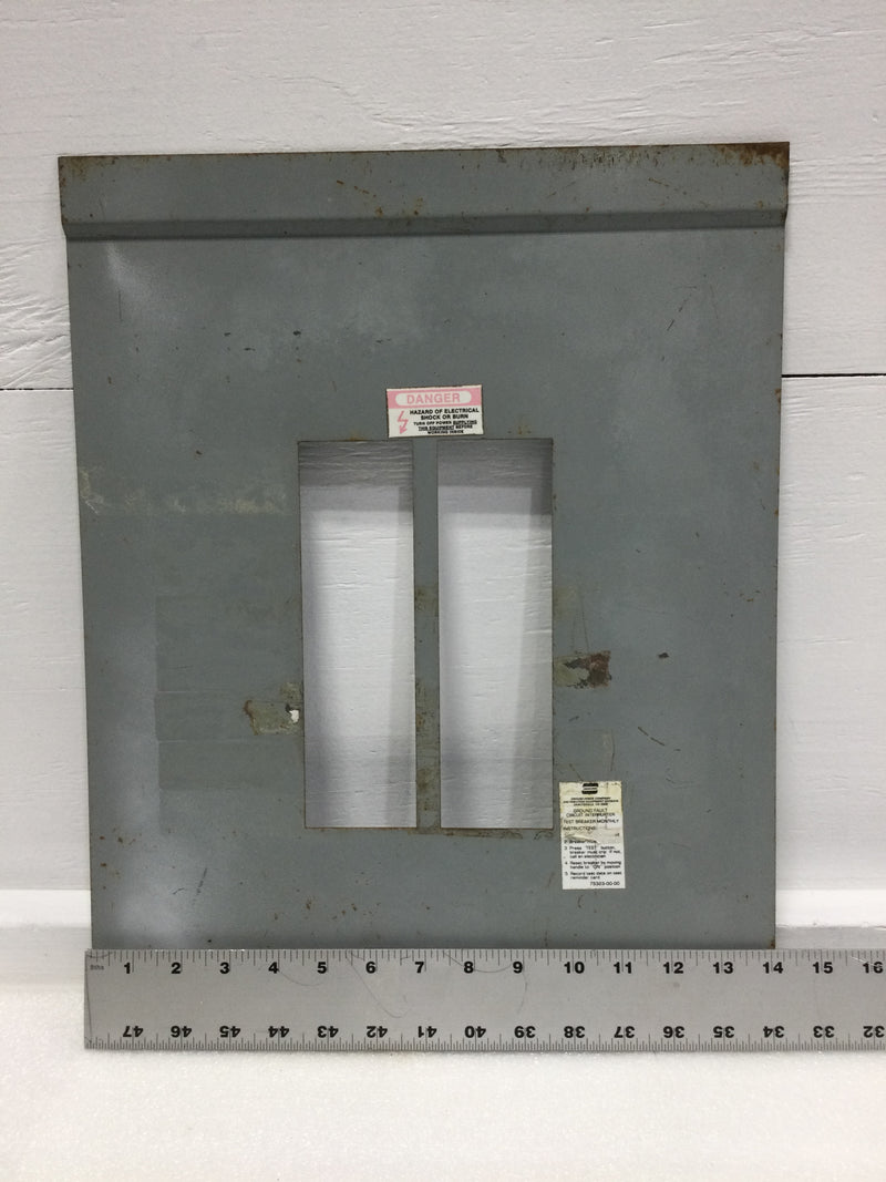 Crouse-Hinds Dead Front Only 18" x 14 1/8"