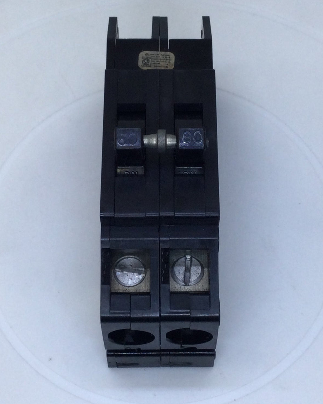 sui② Zinsco/GTE Sylvania/Challenger Q260 60 Amp 2 Pole 120/240V Circuit Bre