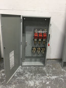 Eaton DH325FGK  Series A Fusible Heavy Duty Single Throw Safety Switch Neutral, 240 VAC, 400 A 3 Poles