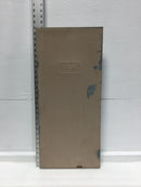 FPE Federal Pacific RH120-40 200 Amp 120/240V Nema 3R Panelboard Cover Only (Closed Top) 26 7/8" x 12"