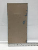 FPE Federal Pacific RH120-40 200 Amp 120/240V Nema 3R Panelboard Cover Only (Closed Top) 26 7/8" x 12"