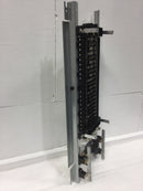 Square D /Schneider NQM342L2CAS interior, NQ, main lugs, 225A, Cu bus, 42 pole spaces, 3 phase, 4 wire, 240 VAC, 48 VDC, APC, short