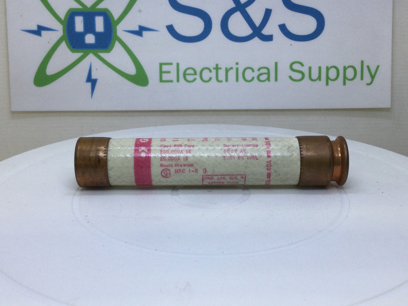 Gould/Shawmut Tri-Onic TRS40R 40 Amp 600V Time Delay Class RK5 Fuse