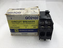 Square D QO2100 100 Amp 2 Pole 120/240V Circuit Breaker - Black Face