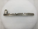 CMC NA-70 25 Position 4-14 AWG Grounding Bar - 8 5/8" x 1/2"