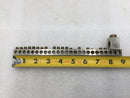 CMC NA-70 25 Position 4-14 AWG Grounding Bar - 8 5/8" x 1/2"