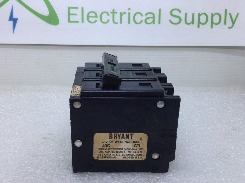 Bryant BR3100 100 Amp 3 Pole Circuit Breaker