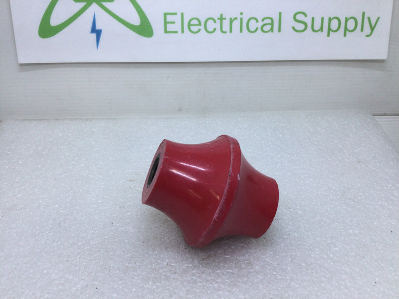 Red Poly Bus Bar Rail Support Electrical Insulator 5/8"-11