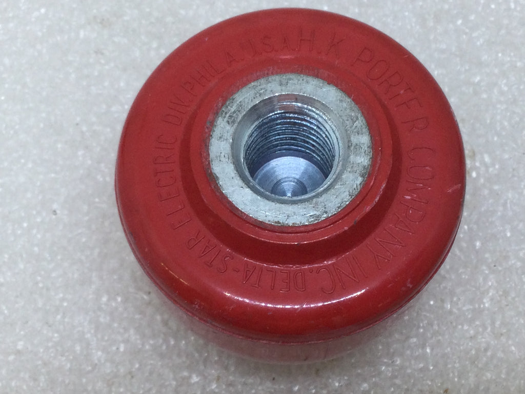 Delta Star ELE Red Poly Bus Bar Rail Support Electrical Insulators 5/8