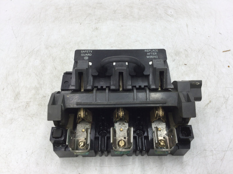 Allen-Bradley BUL 1494F Disconnect 30 Amp 600VAC 250VDC Max 3-Phase AC