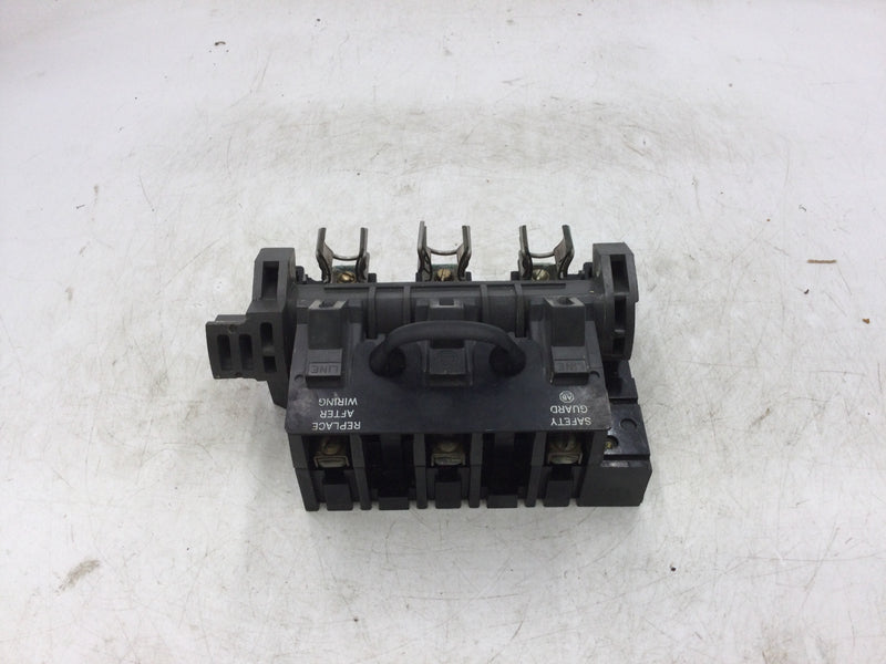 Allen-Bradley BUL 1494F Disconnect 30 Amp 600VAC 250VDC Max 3-Phase AC