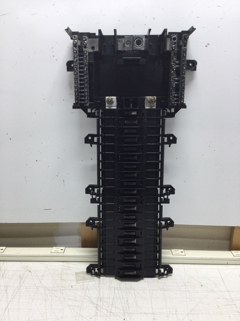 Square D QO140M200 200 Amp 20 Space/40 Circuit 120/240 VAC Load Center Guts Only 9.5" X 21"
