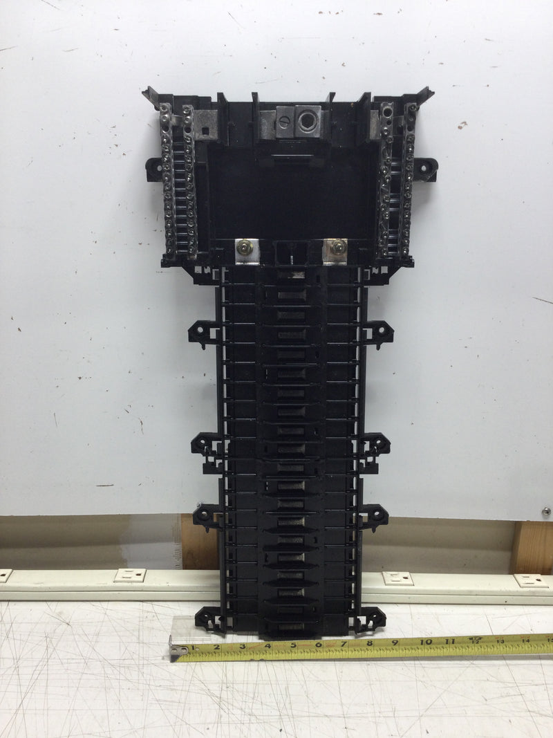 Square D QO140M200 200 Amp 20 Space/40 Circuit 120/240 VAC Load Center Guts Only 9.5" X 21"