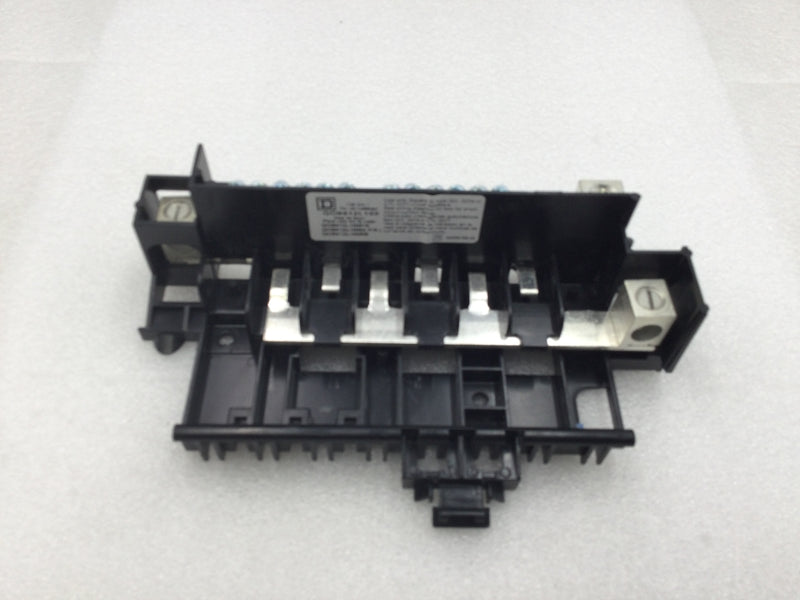 Square D QON612L100 6 Space-12 Circuit 100A 120/240V MLO Type QOB Breaker Base Only 8" X 5"