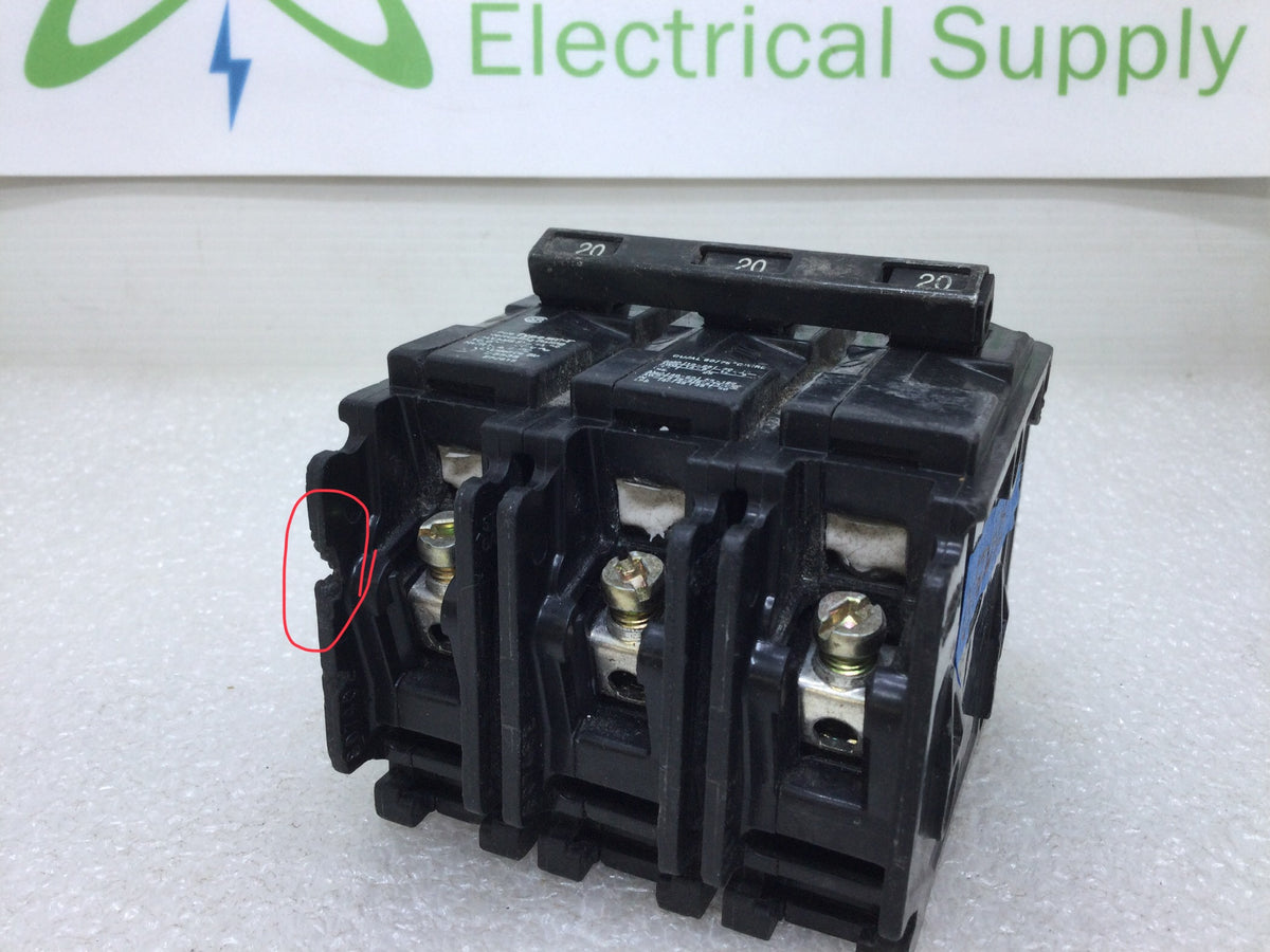 Murray MP120 20-Amp Single Pole Circuit Breaker - Type MP-T Thermal Magnetic Protection