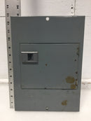 Square D QO8-16L100DS 100 Amp 8 Space 120/240V Panel Door 12 3/4" x 9 1/8"