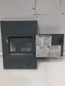Square D QO8-16L100DS 100 Amp 8 Space 120/240V Panel Door 12 3/4" x 9 1/8"
