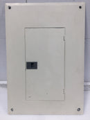 Square D HOM1224L125TC 125 Amp 12 Space 120/240V Panel Door 22 1/8" x 15 1/2"