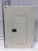Square D HOM1224L125TC 125 Amp 12 Space 120/240V Panel Door 22 1/8" x 15 1/2"