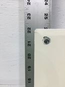 Square D HOM1224L125TC 125 Amp 12 Space 120/240V Panel Door 22 1/8" x 15 1/2"