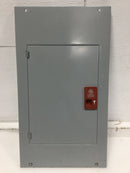 General Electric TLM812S/F 8 Space 120/240V Panel/Door w/Main 18 5/8" x 10 1/2"