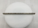 Unbranded 24 Position 4-14 AWG Grounding Bar 11 7/8" x 1/2"