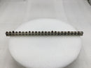 Unbranded 24 Position 4-14 AWG Grounding Bar 11 7/8" x 1/2"
