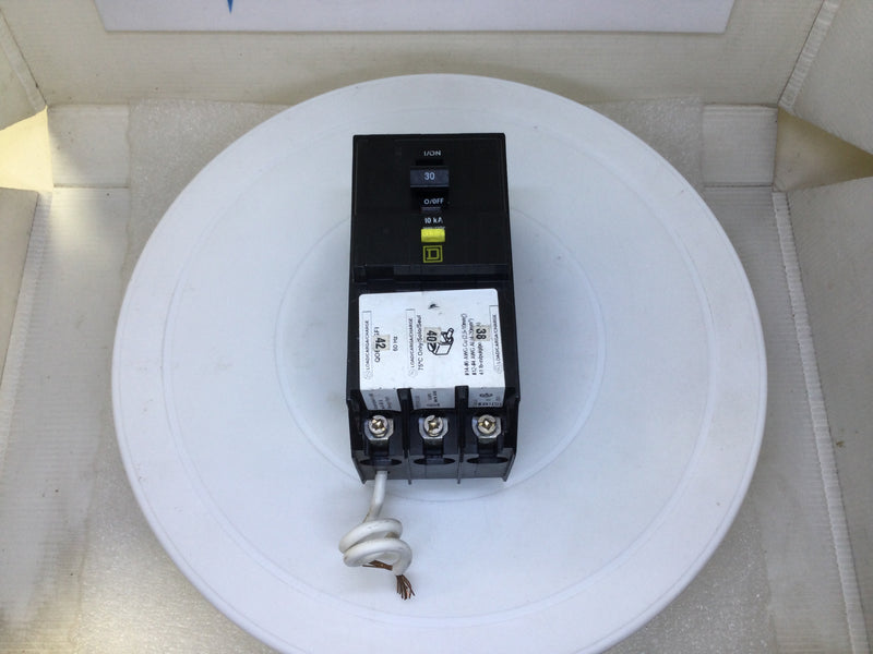 Square-D QOB330GFI 30 Amp 3 Pole 120V GFI Circuit Breaker