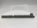 Ilsco N-875 24 Position 4-14 AWG Grounding Bar 8 1/2" x 5/8"