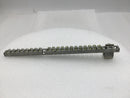 Ilsco N-875 24 Position 4-14 AWG Grounding Bar 8 1/2" x 5/8"
