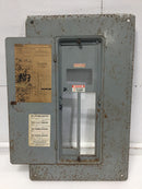 Gould ITE GQ20MBA 150 Amp 20 Space 120/240V Panel/Door w/Main 25 1/8" x 15 1/2"