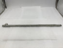 GE 43 Position 4-14 AWG Grounding Bar w/ Addon Lug 21 7/8" x 1/2"