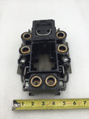 GE General Electric TC24 - 6T 60 Amp 120/240 VAC 6 Space Fuse Panel Guts Only with Pull Out Main 6" X 9"