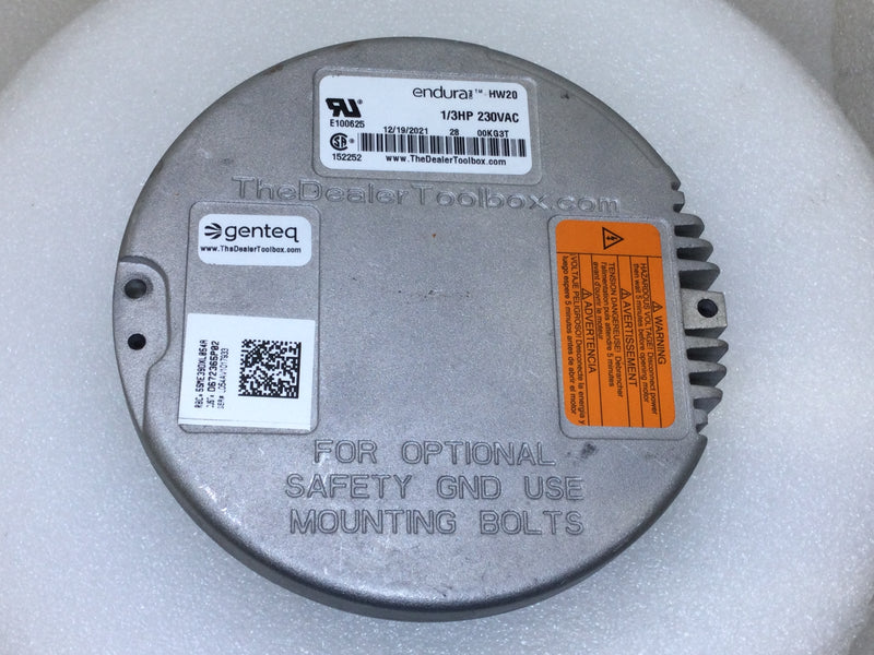 Genteq HW20 E100625 1/3HP 230V Motor Control Module