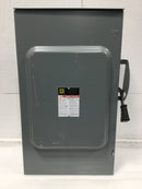 Square D D224NRB 200 Amp Single Phase 240V Fusible Nema3R Disconnect