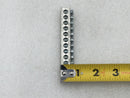 Unbranded SE-75B 10 Position 4-14 AWG Grounding Bar 3 1/4" x 1/2"
