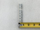 Unbranded 13 Position 4-14 AWG Grounding Bar - 4 1/4" x 1/2"