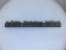 Unbranded 25 Position 4-14 AWG Grounding Bar 7 7/8" x 1/2"