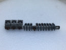 Westinghouse 10 Position 4-14 AWG Grounding Bar 5 1/4" x 3/4" w/ Addon Lugs