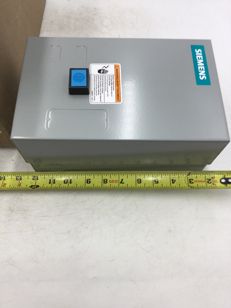 Siemens 14CUC32BA 3 Phase 120/240v 60hz NEMA 1 Motor Starter